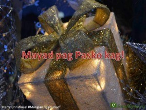 Merry Christmas - Mangian "Hanunuo" - Mayad pag Pasko kag!