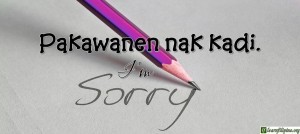 Ilocano Translation - I'm sorry. - Pakawanen nak kadi.