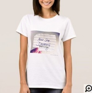 Never Stop Dreaming basta Push ka lang Filipino Hugot Line T-shirt