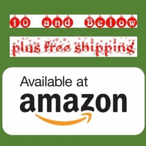 Amazon 10 dollar and below plus free shipping
